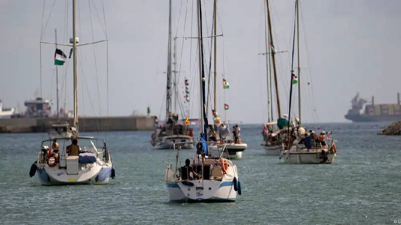 gazze yolundaki sumud filosuna patlayici maddelerle saldiri XjiDSLwp