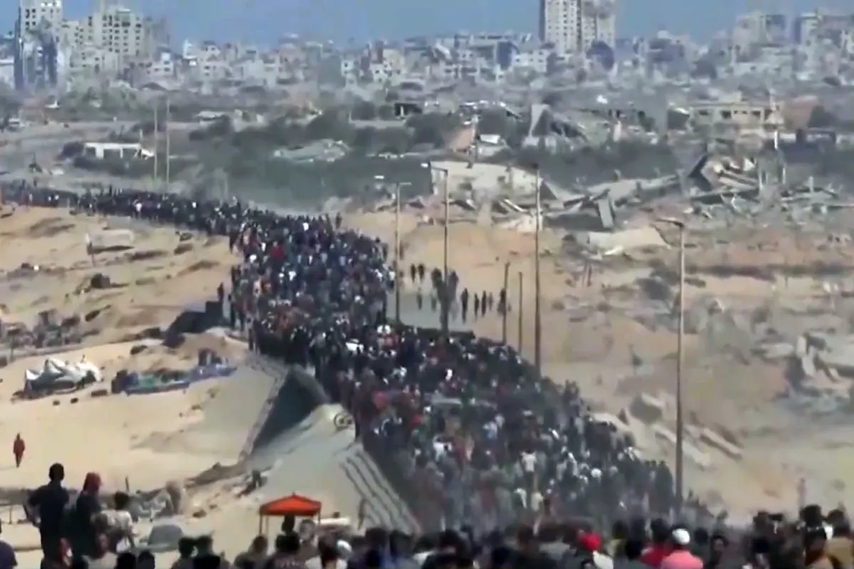 israilin cekilmesi sonrasi gazzeliler evlerine donmeye basladi gzUJU4Ip